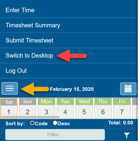 PROCAS Time Additional Options