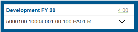 Consolidated charge code for PROCAS Timesheets